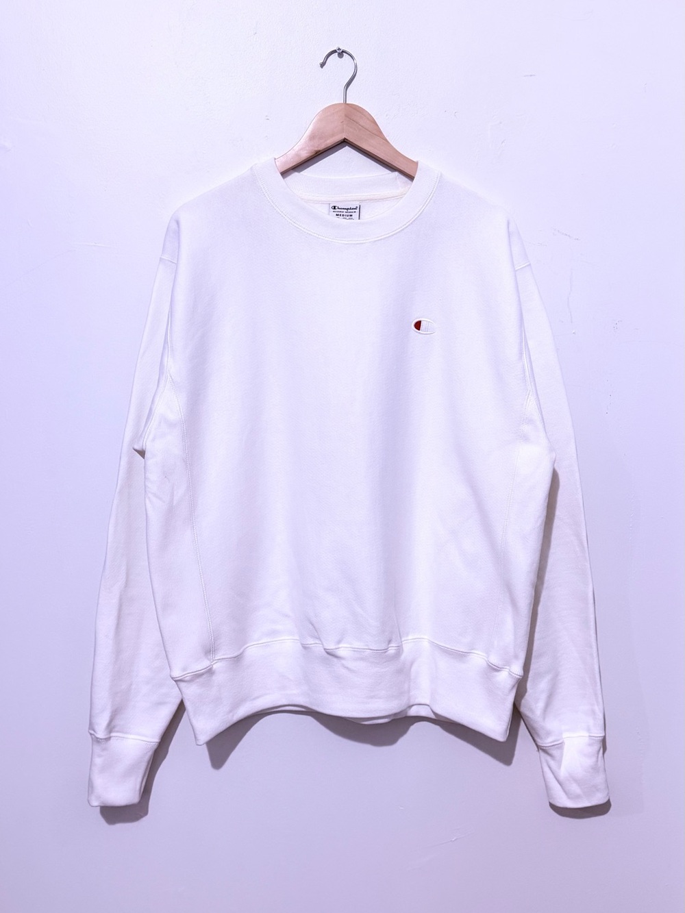 Champion Men's Crewneck Sweatshirt in Cream